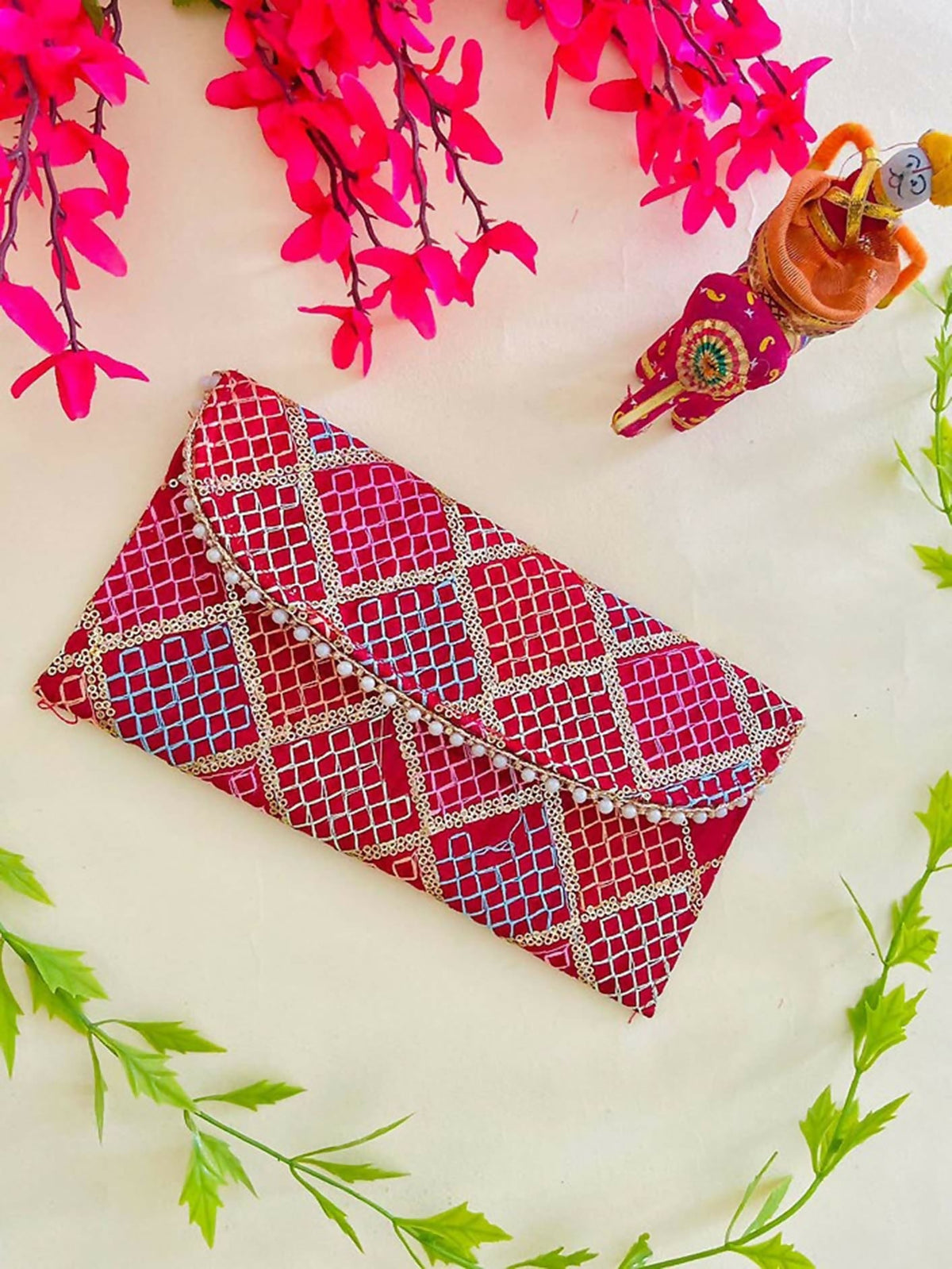 Joban Fashion Bridal Purse - Multicolor | Grocsy