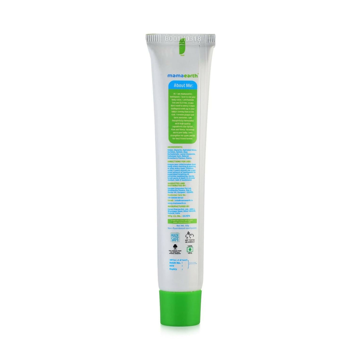 Mamaearth Natural Berry Blast Kids Toothpaste & Deeply Nourishing Wash for Babies