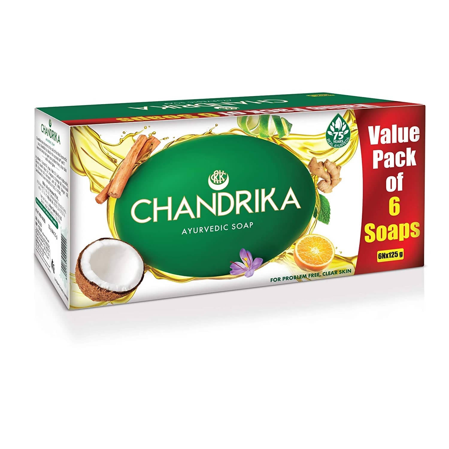 Chandrika Ayurvedic Soap | Grocsy