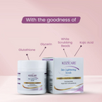 Healthvit Kozicare Skin Lightening Scrub For Deep Cleansing & Exfoliating Formula | Grocsy