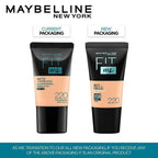 Maybelline New York Fit Me Matte + Poreless Liquid Foundation Normal to Oily Skin - 220 Natural Beige | Grocsy