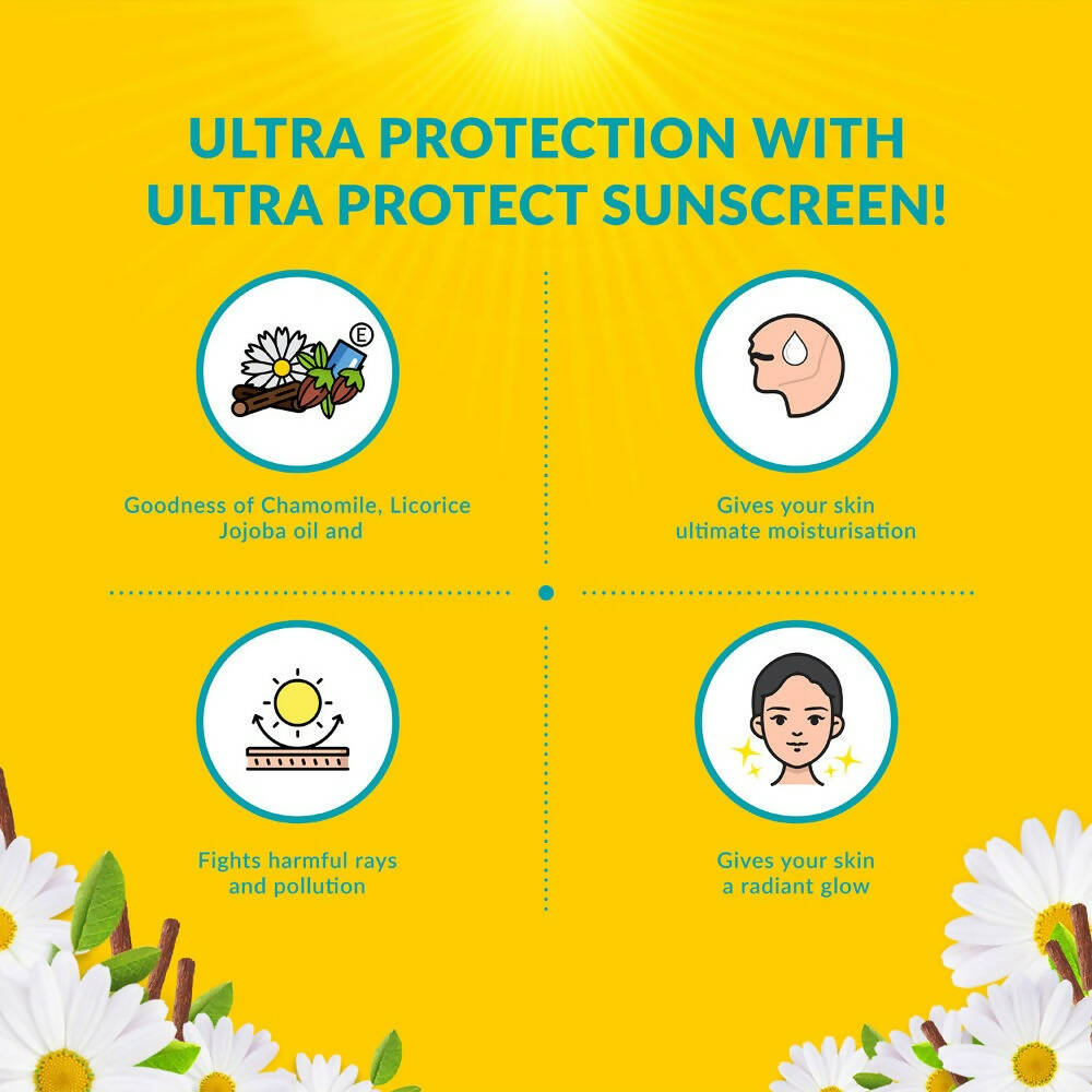 Olivia Ultra Protect Sunscreen With Chamomile & Licorice SPF 40 | Grocsy