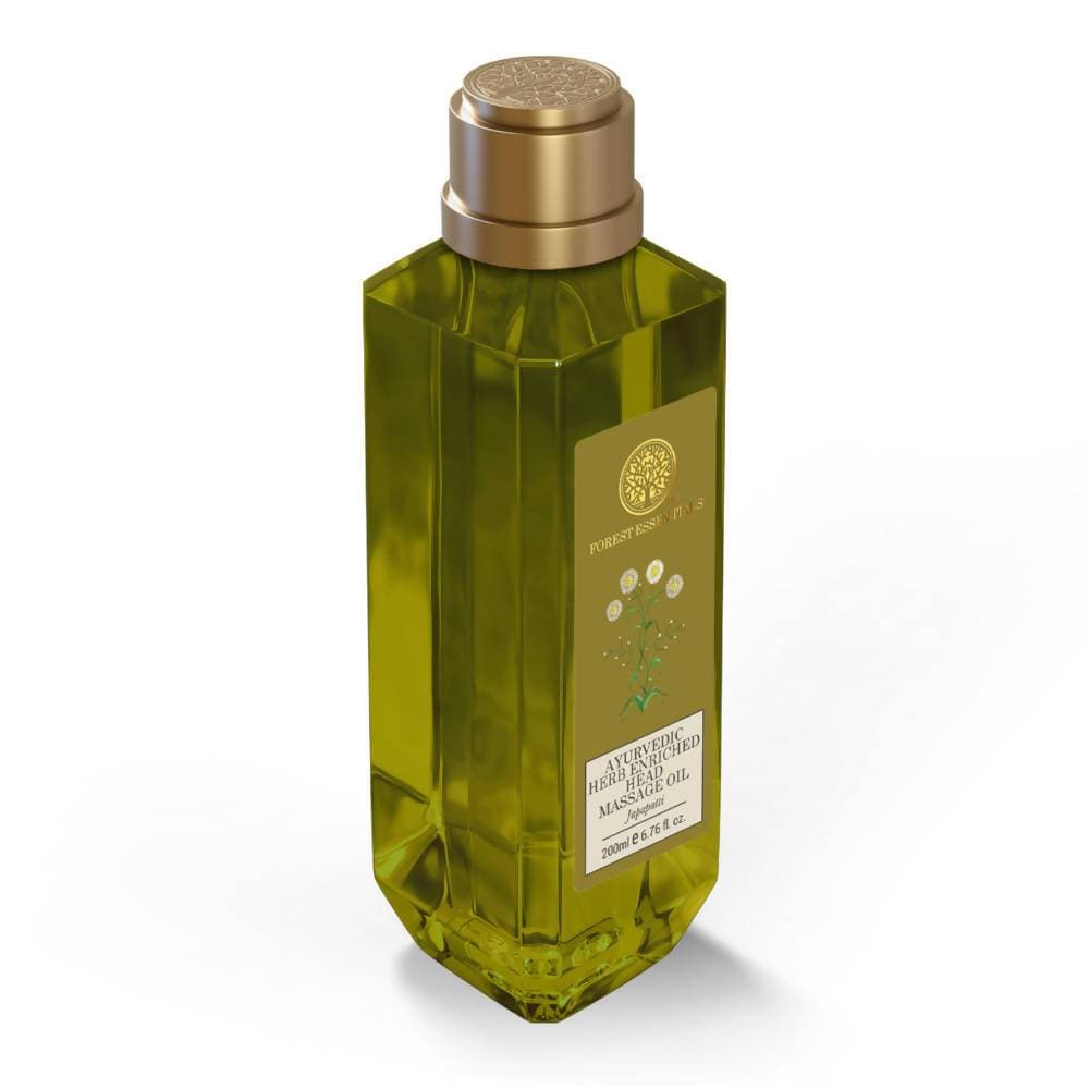 Forest Essentials Ayurvedic Herb Enriched Head Massage Oil Japapatti-200ml | Grocsy
