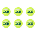 Vicky Yellow Tennis/Cricket Ball Light Multipurposeful Design & Durable Rubber Built | Grocsy