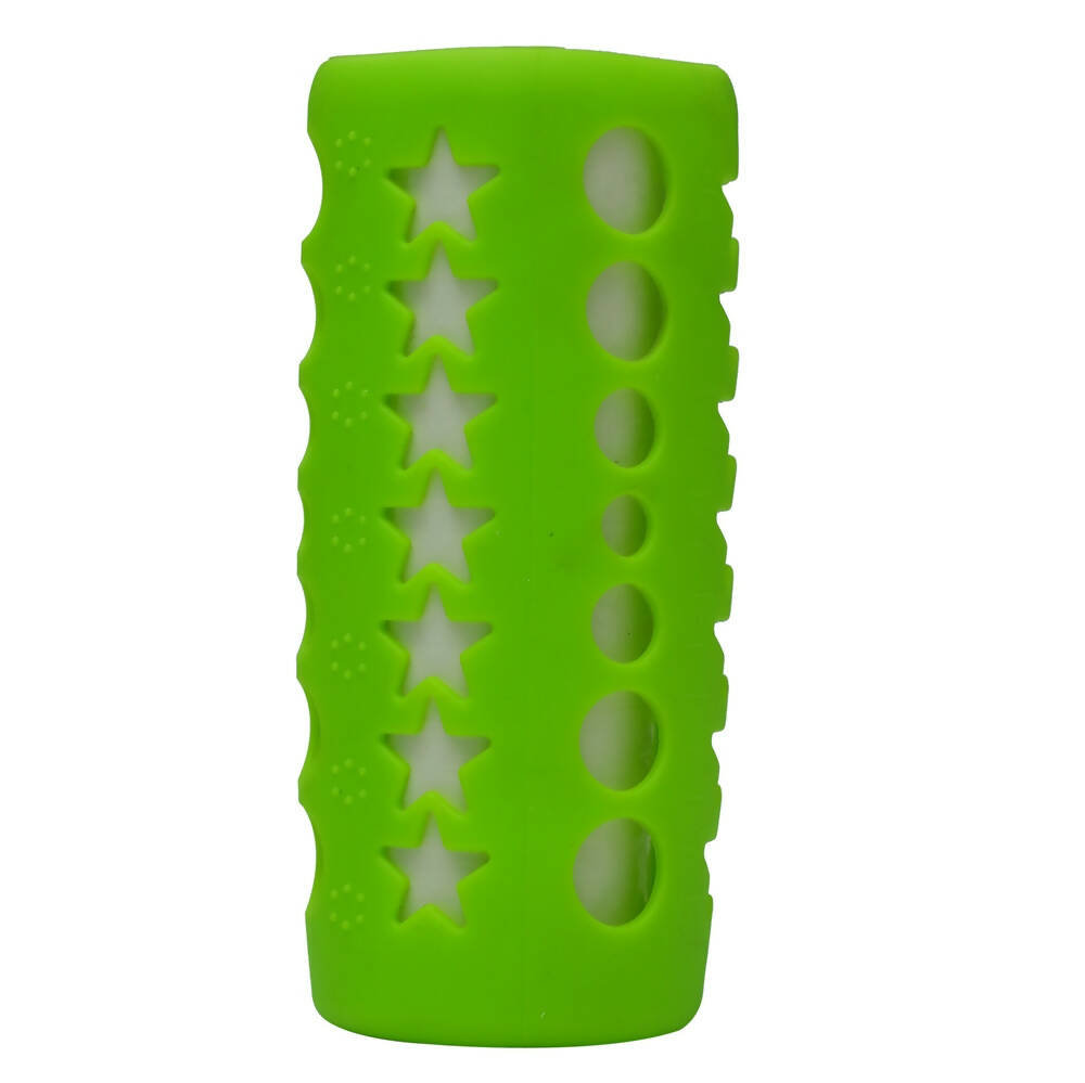 Safe-O-Kid Silicone Baby Feeding Bottle Cover Cum Sleeve for Insulated Protection 250mL- Green | Grocsy