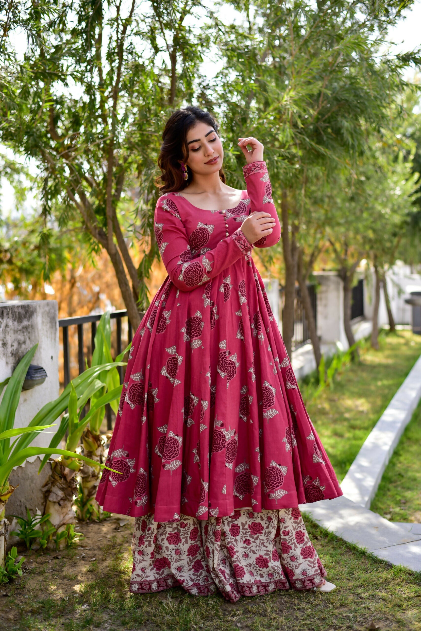 Aayaa Pure Cotton Silk Suit With Heavy Digital Print - Multi Color | Grocsy