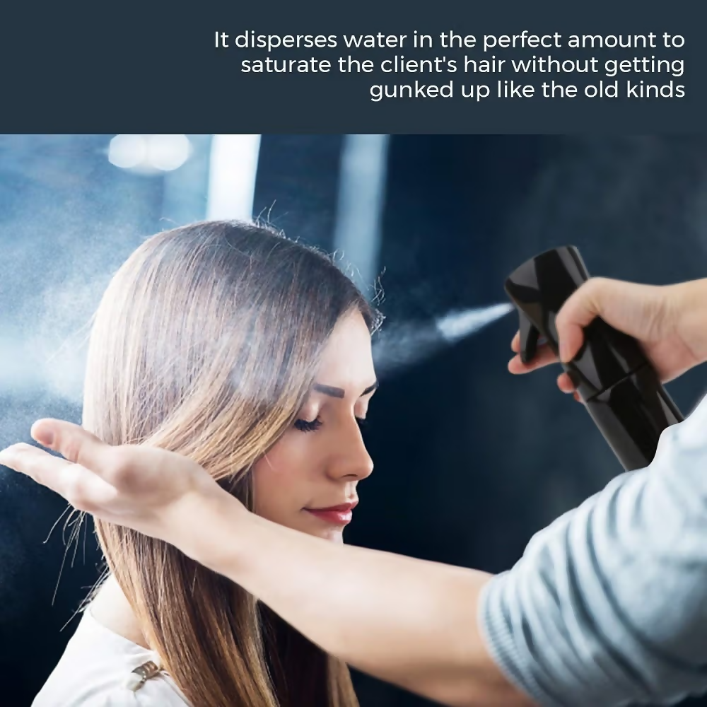 Bronson Professional Hair Spray Bottle Refillable Continuous Ultra Fine Water Mist | Grocsy