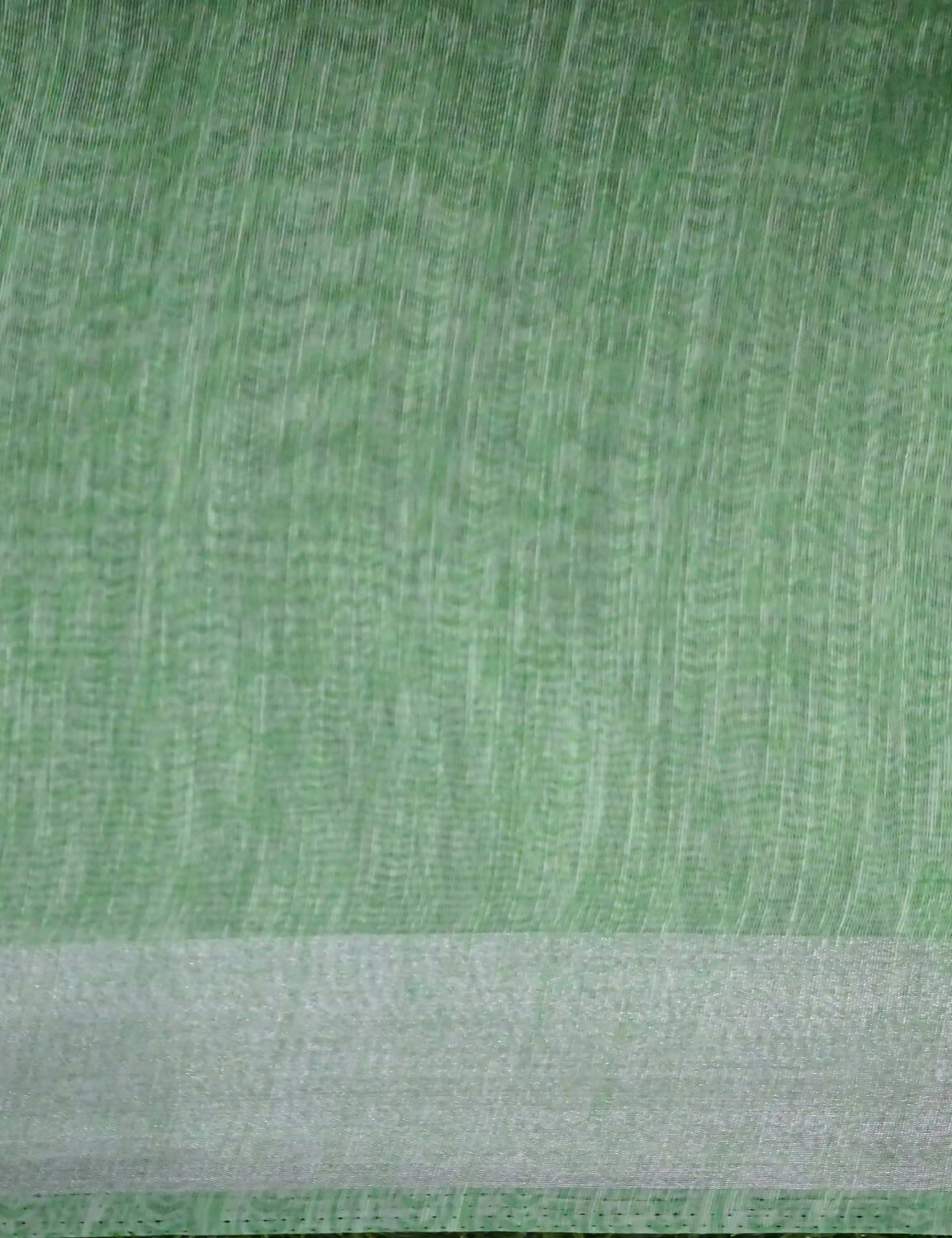 Shades Of Mint Green Floral Design Semi Chanderi Saree By Gayathri Reddy Designer Studio | Grocsy