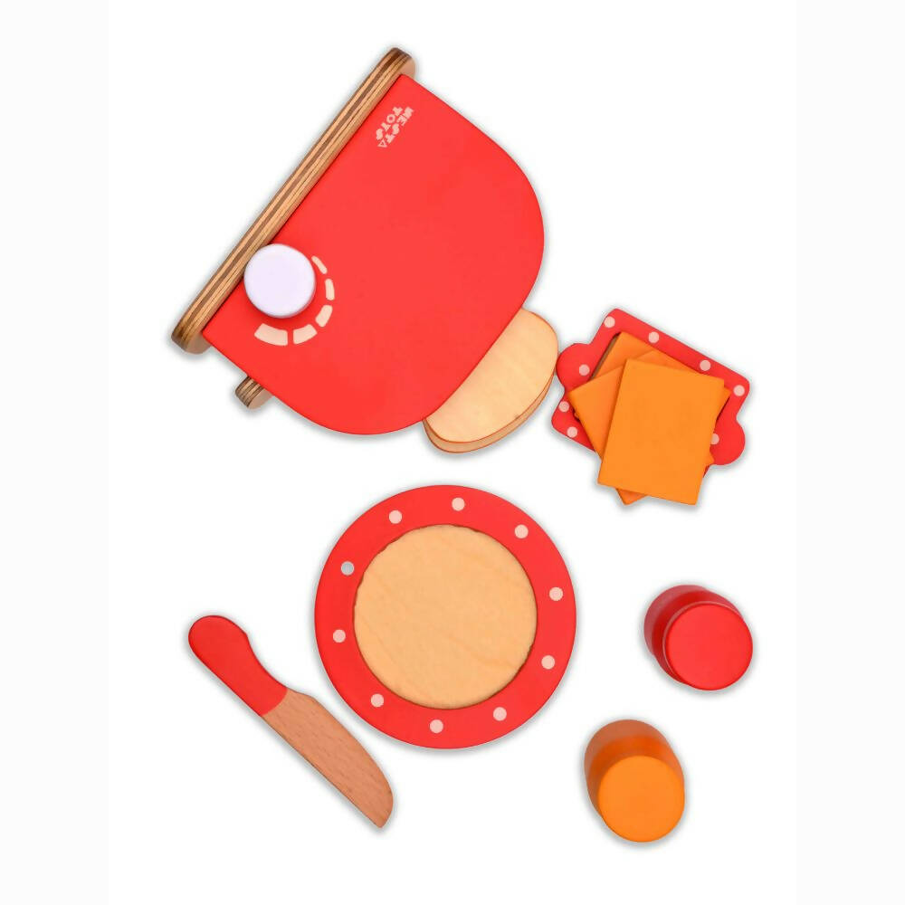 Nesta Toys Bread Pop-up Toaster Toy - Multicolor | Grocsy