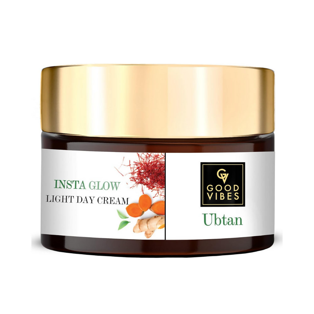 Good Vibes Ubtan Insta Glow Light Day Cream | Grocsy
