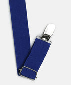 Manet Boys Solid Suspenders - Dark Blue | Grocsy