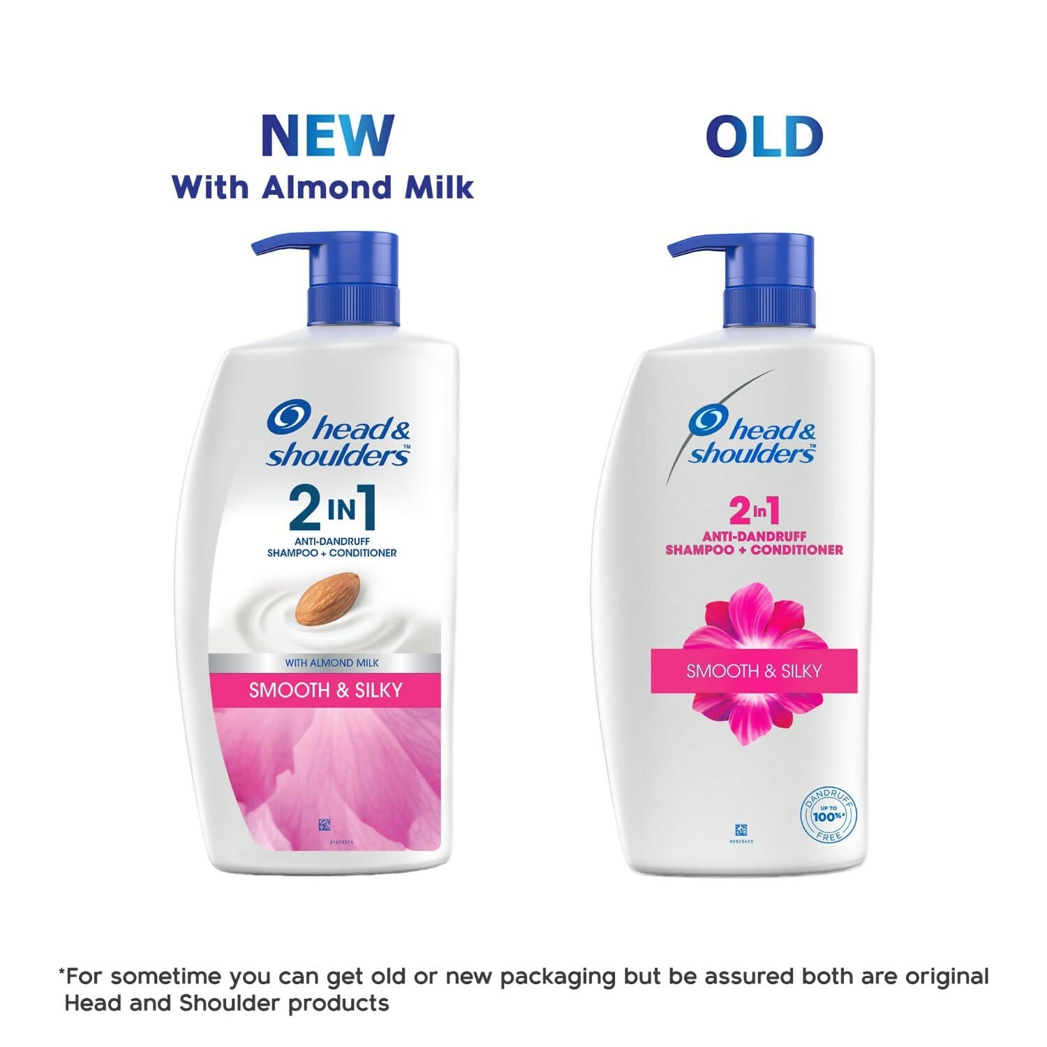 Head & Shoulders 2-in-1 Smooth and Silky Anti Dandruff Shampoo + Conditioner | Grocsy