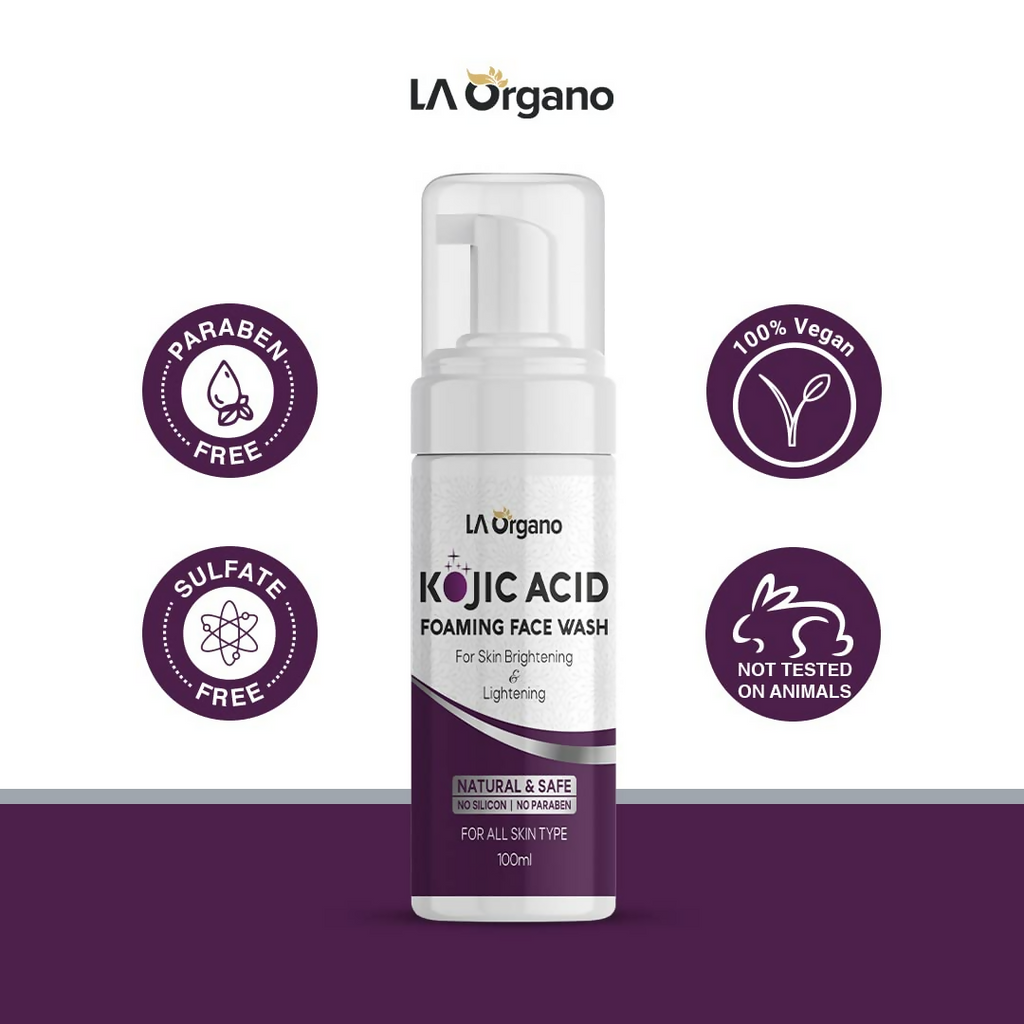 LA Organo Kojic Foaming Face Wash | Grocsy