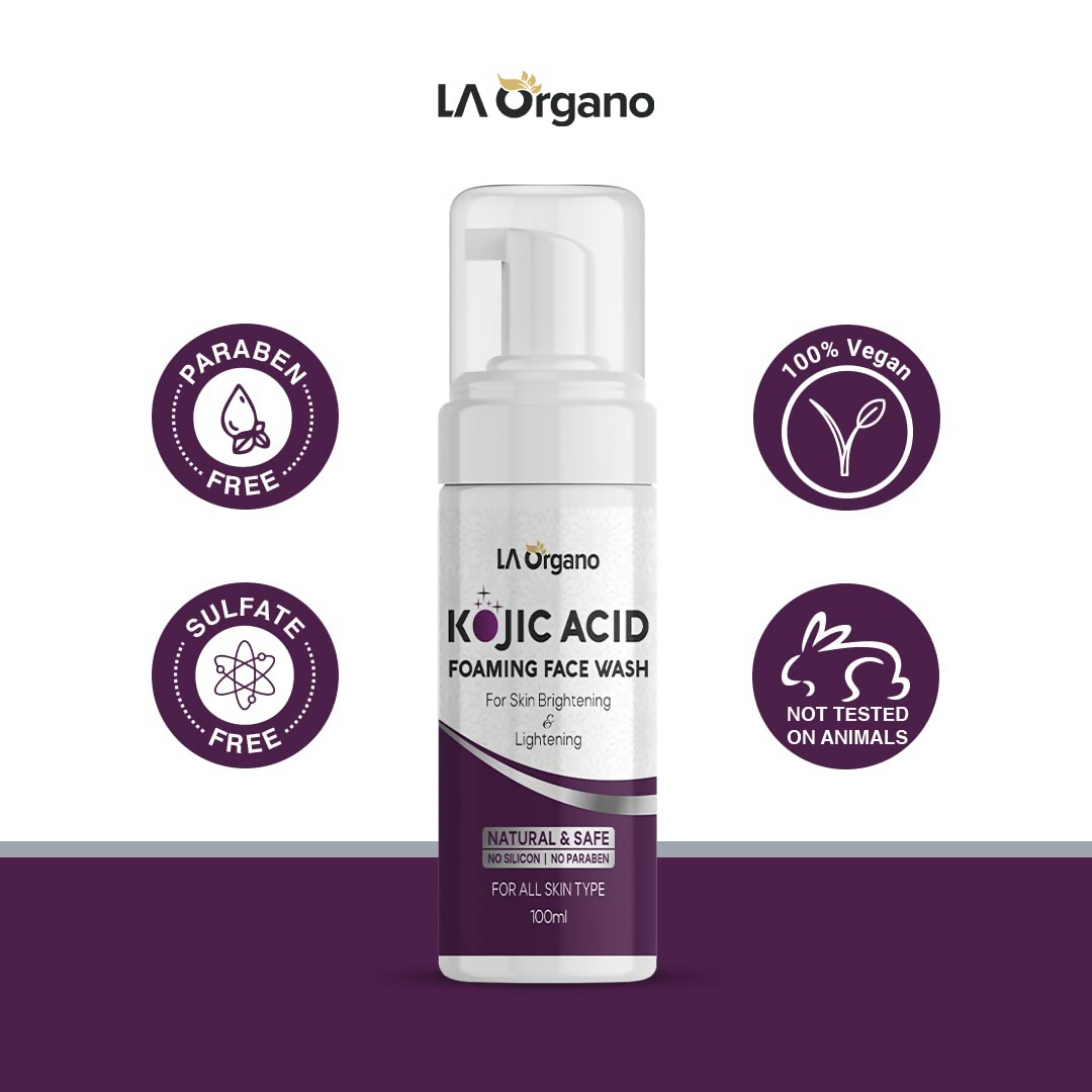LA Organo Kojic Foaming Face Wash | Grocsy