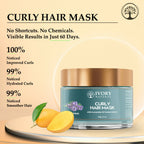 Ivory Natural Curly Hair Mask - Natural Smooth Even Curls For Both Men & Women | Grocsy