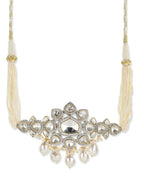 Kundan & Pearl Drop Choker- Ruby Raang | Grocsy