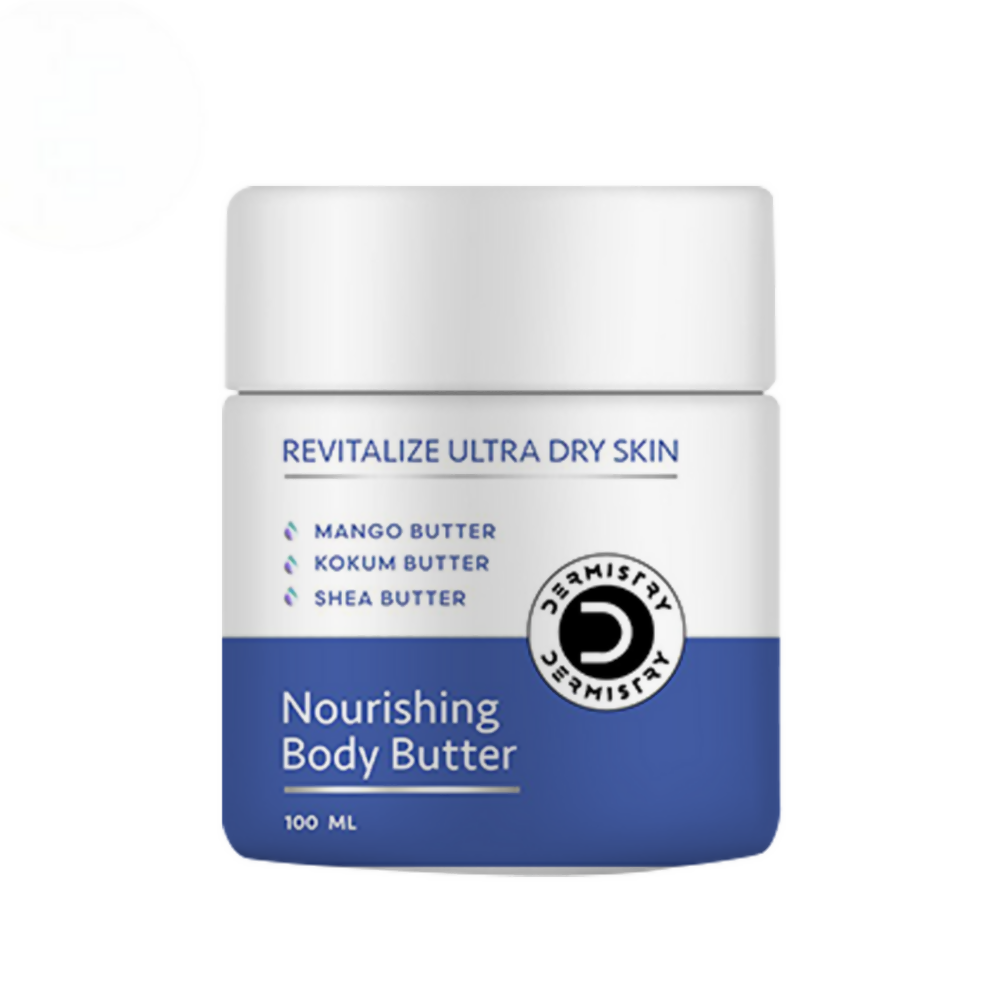 Dermistry Revitalizing Nourishing Body Butter for Ultra Dry & Flaky Skin Mango Kokum & Shea Butter | Grocsy