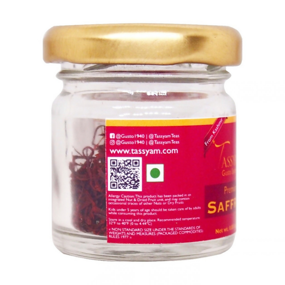 Tassyam Organics A Grade Saffron Strands | Grocsy