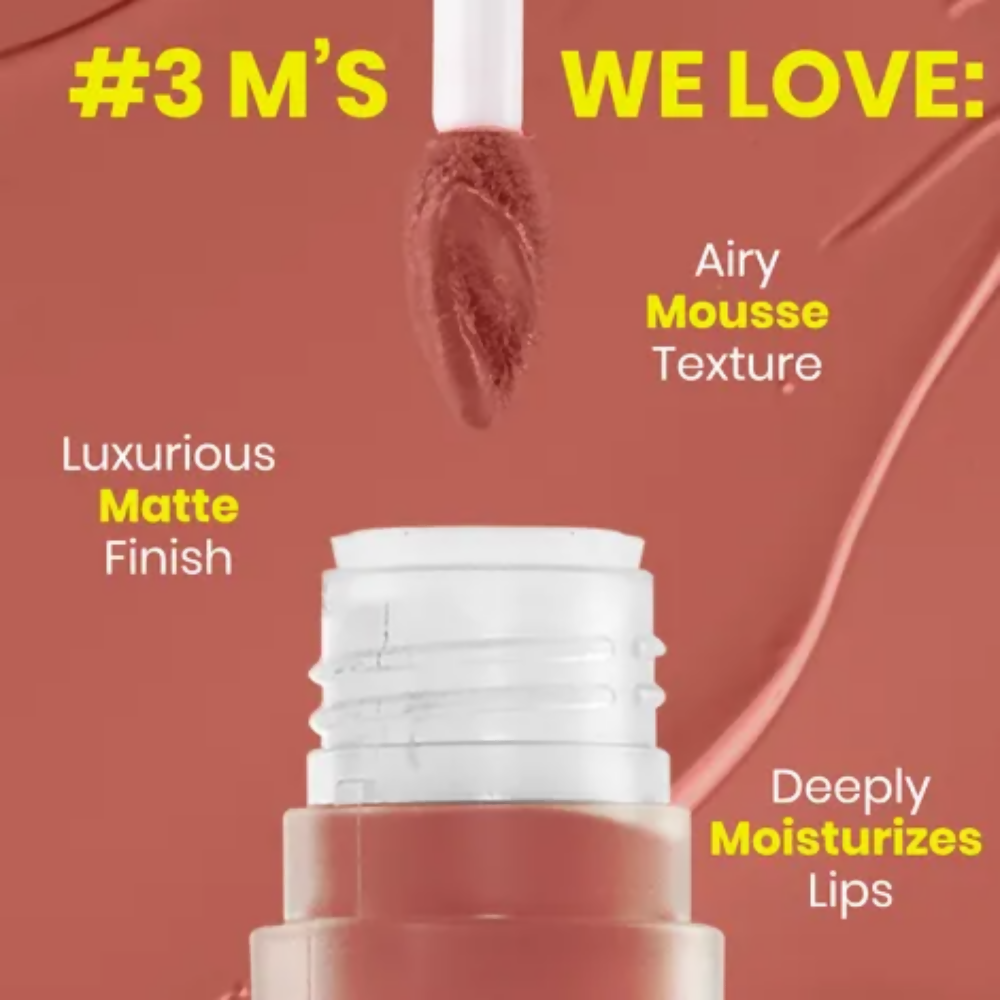 NY Bae Velvet Mousse Liquid Lipstick - Cheeky Nude 09 | Grocsy