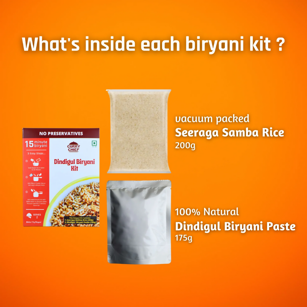 CurryChief Dindigul Biryani Kit | Grocsy