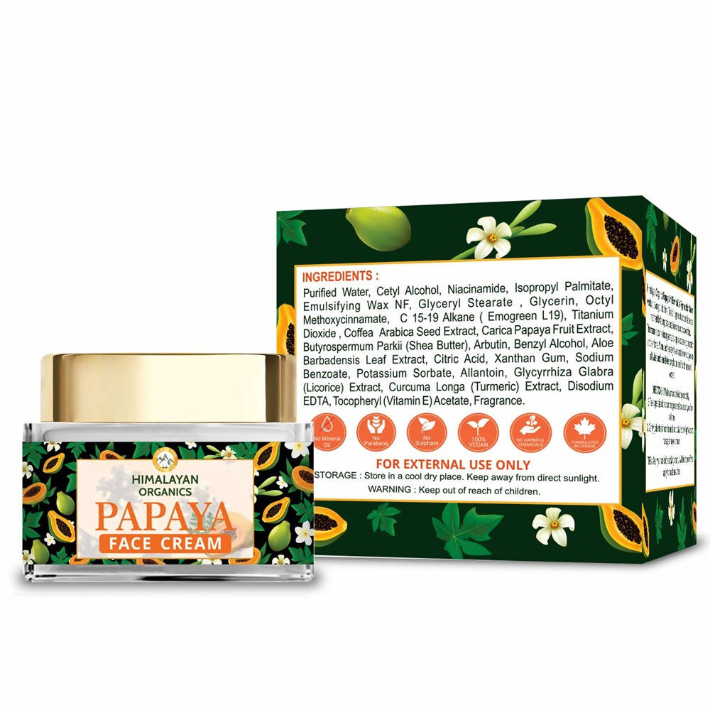 Himalayan Organics Papaya Face Cream | Grocsy