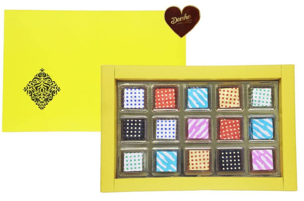 Deesha Foods Assorted Dry fruits Chocolates | Grocsy