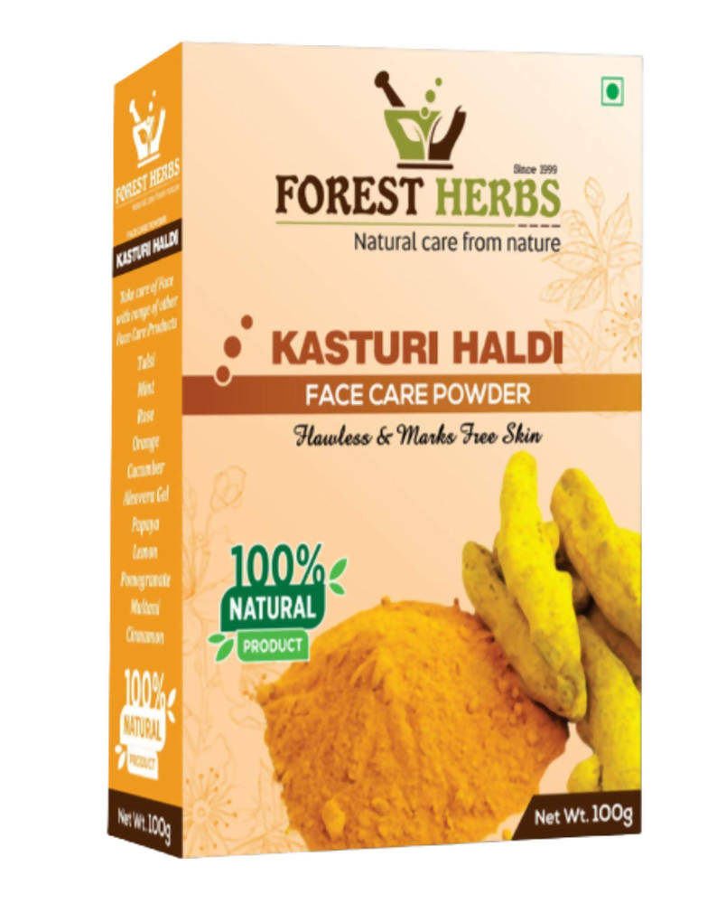 Forest Herbs Kasturi Haldi Face Care Powder | Grocsy