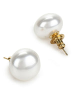 Pearl Studs (16mm)- Ruby Raang | Grocsy