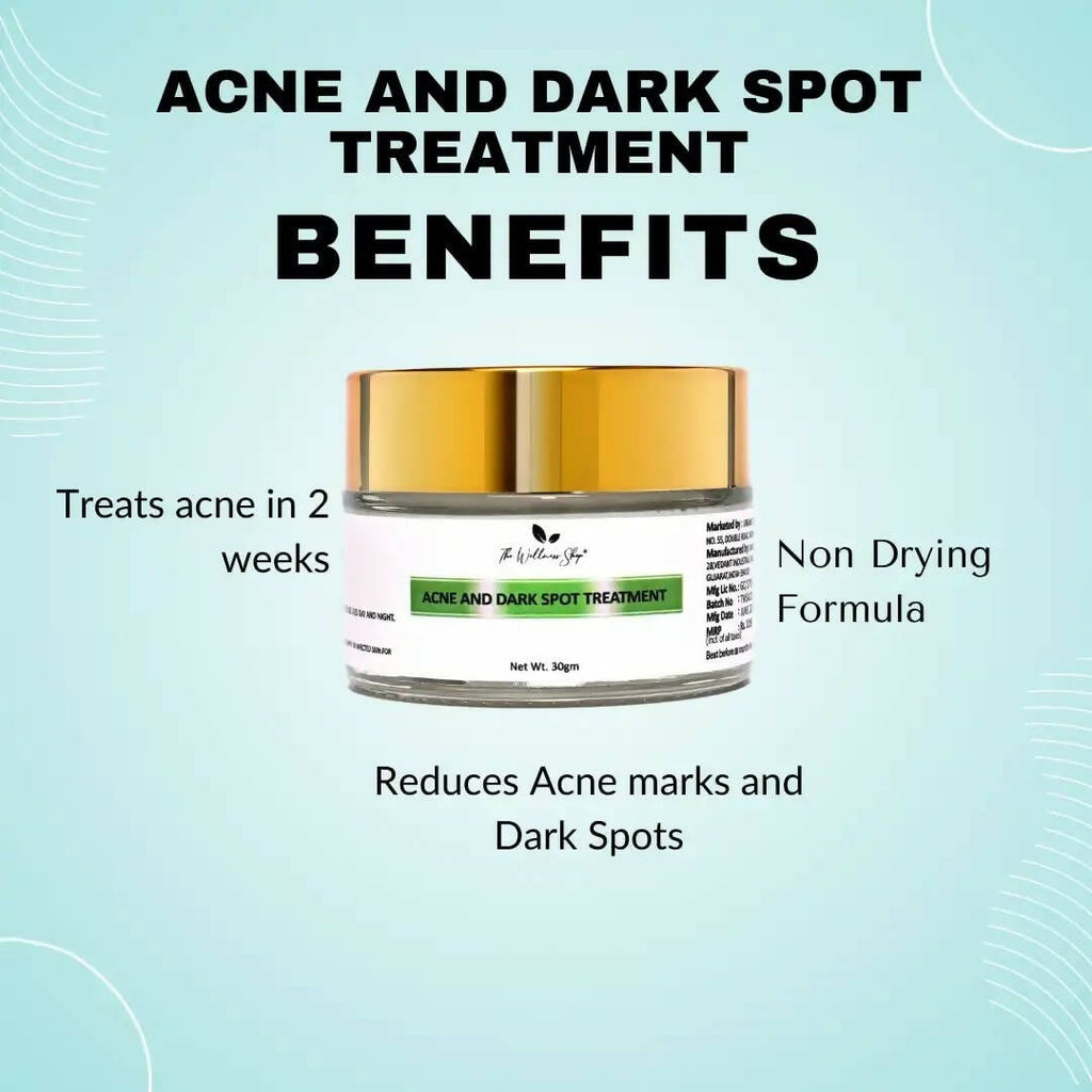The Wellness Shop Acne and Dark Spot Treatment Cream | Grocsy