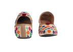 Tiny Bugs Girls Ethnic Floral Embroidered Juttis - Multi | Grocsy