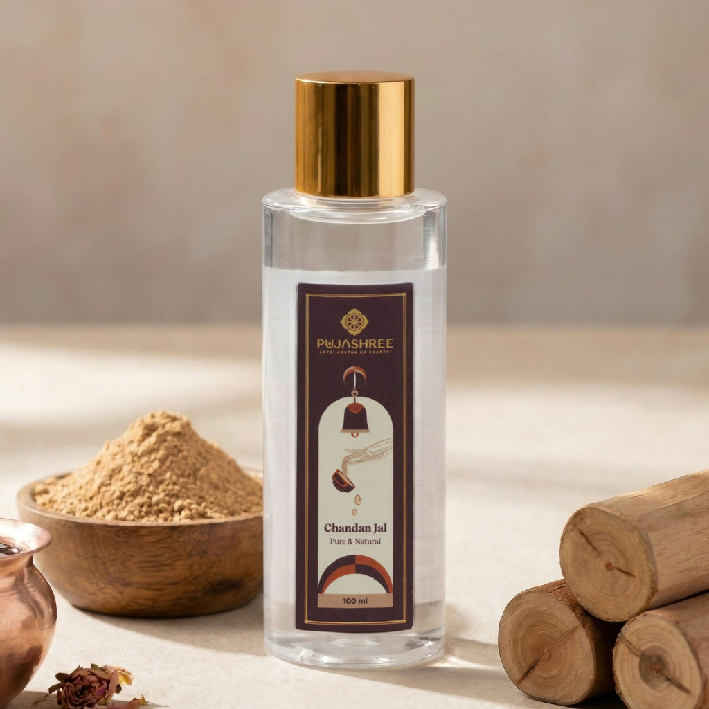 Pujashree Chandan Jal Natural Sandalwood Water Face Toner | Grocsy