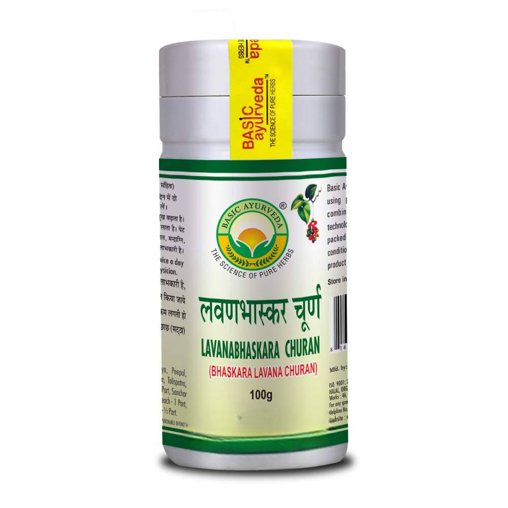 Basic Ayurveda Lavanbhaskar Churna | Grocsy
