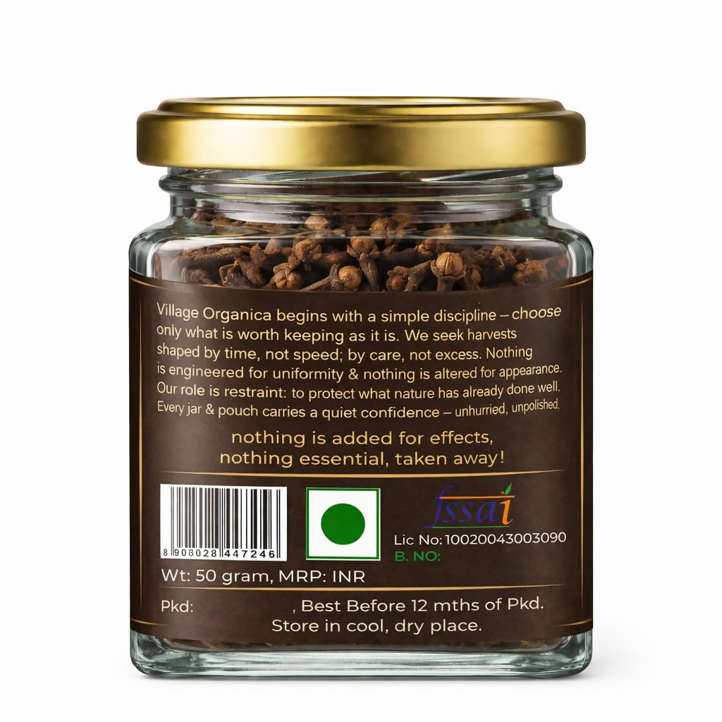 Village-Organica Clove (Laung) Whole – Handpicked | Grocsy