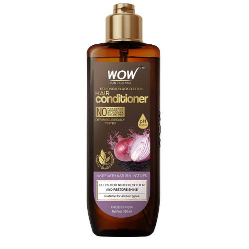 Wow Skin Science Red Onion Black Seed Oil Hair Conditioner | Grocsy
