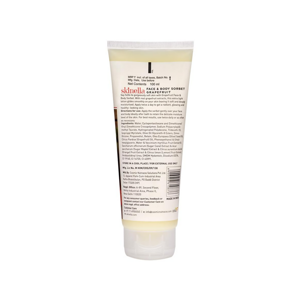 Skinella Face & Body Sorbet Grapefruit Vitamin C | Grocsy