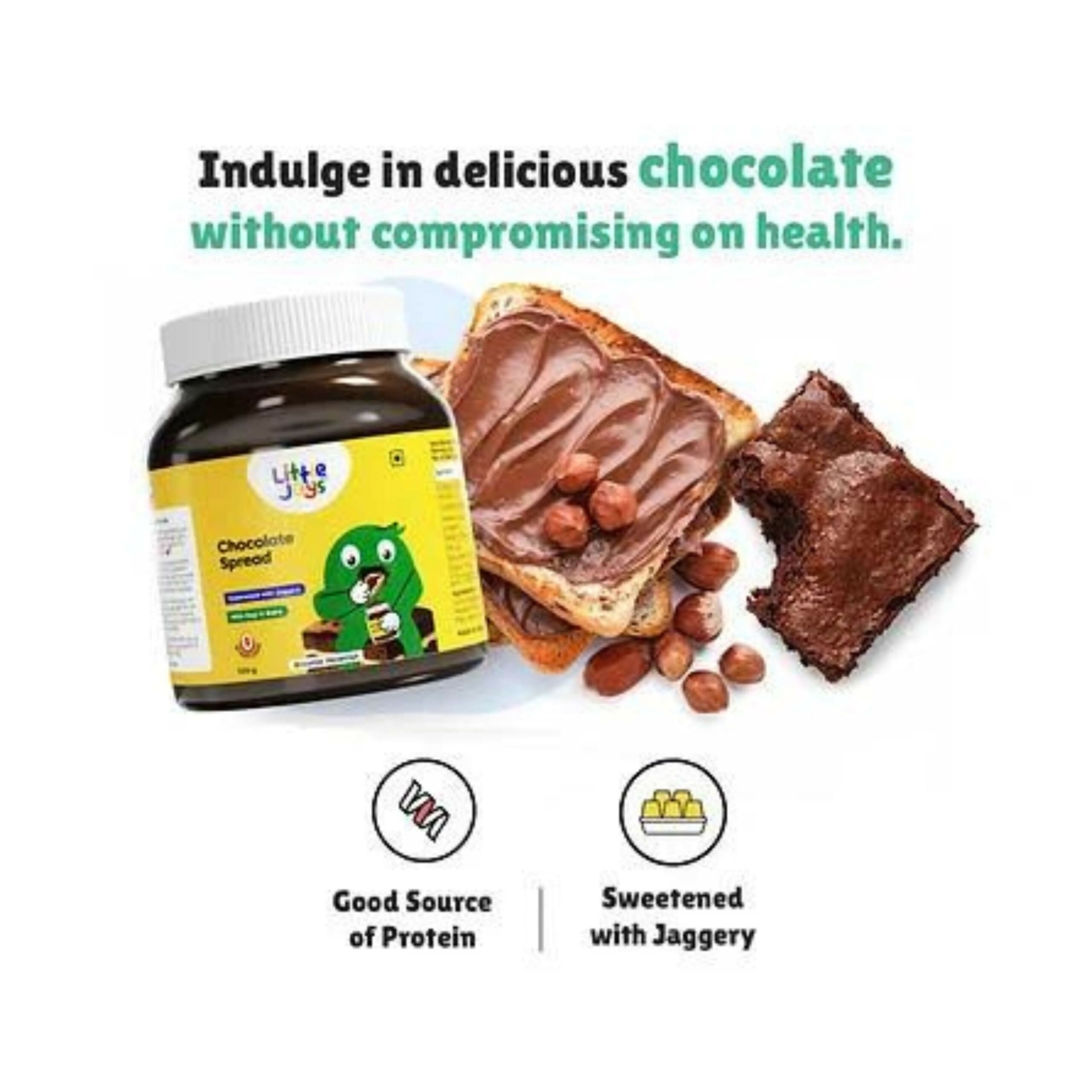 Little Joys Chocolate Spread for Kids With Hazelnut, Cocoa, Ragi & Bajra | Grocsy