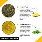 Teacurry Pineapple Green Tea Bags | Grocsy