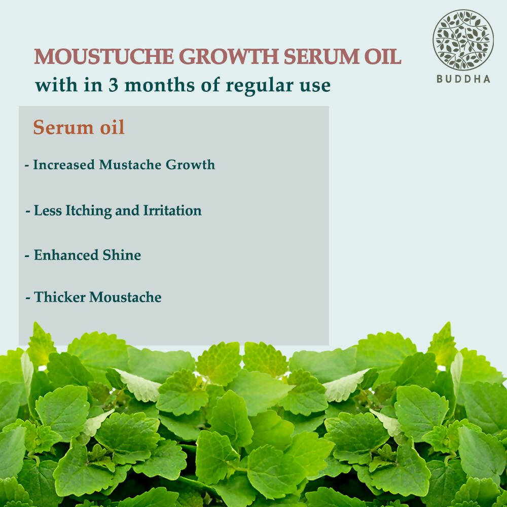 Buddha Natural Moustache Growth Serum | Grocsy