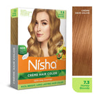 Nisha Creme Hair Color for Women - Honey Blonde | Grocsy