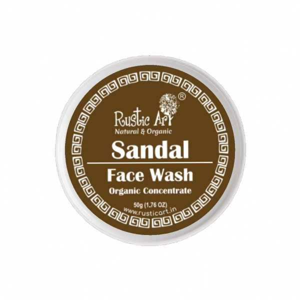 Rustic Art Sandal Face Wash | Grocsy