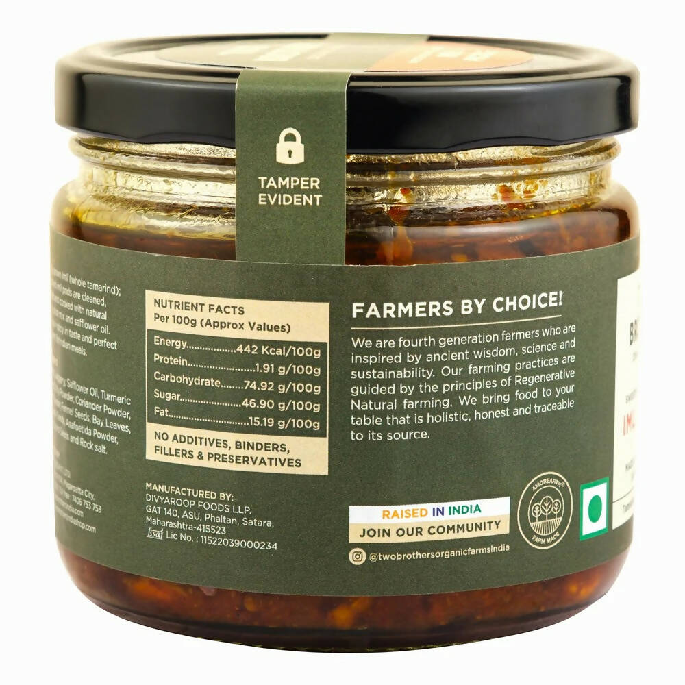 Two Brothers Organic Farms Imli Pickle | Grocsy