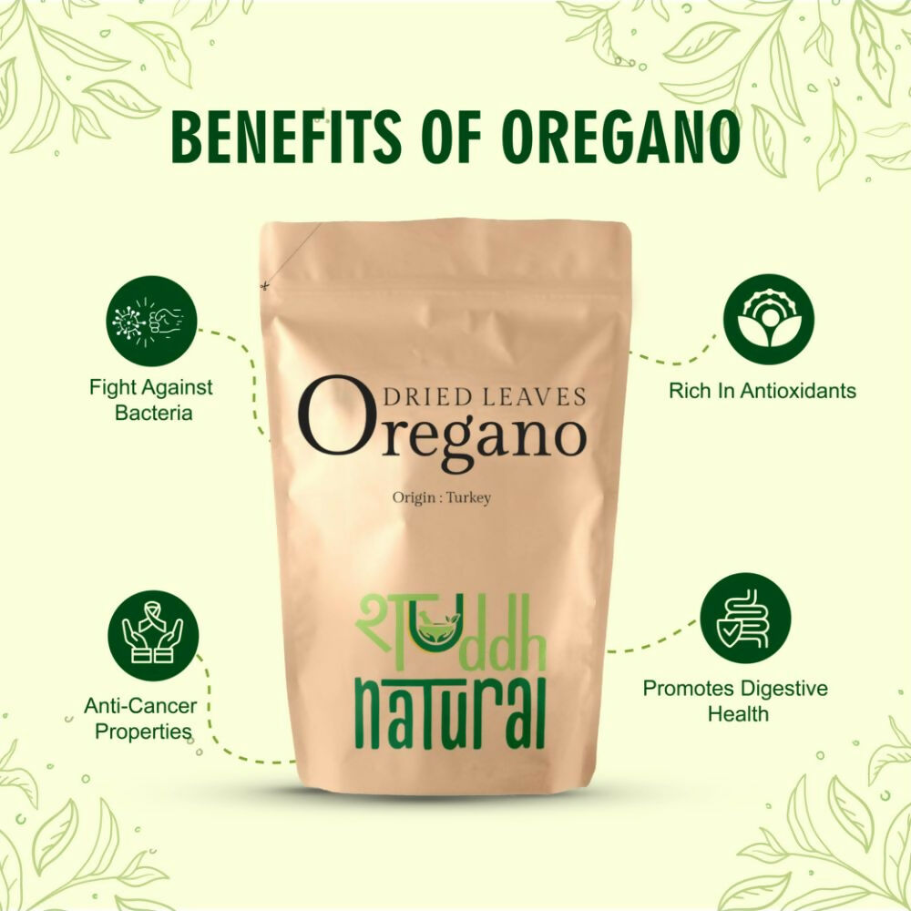 Shuddh Natural Premium Turkish Oregano Leaves | Grocsy