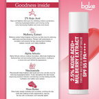 Bake 2.5% Kojic Acid Mulberry Extract Tinted Butter Brightening Lip Balm SPF 55 PA++++ | Grocsy