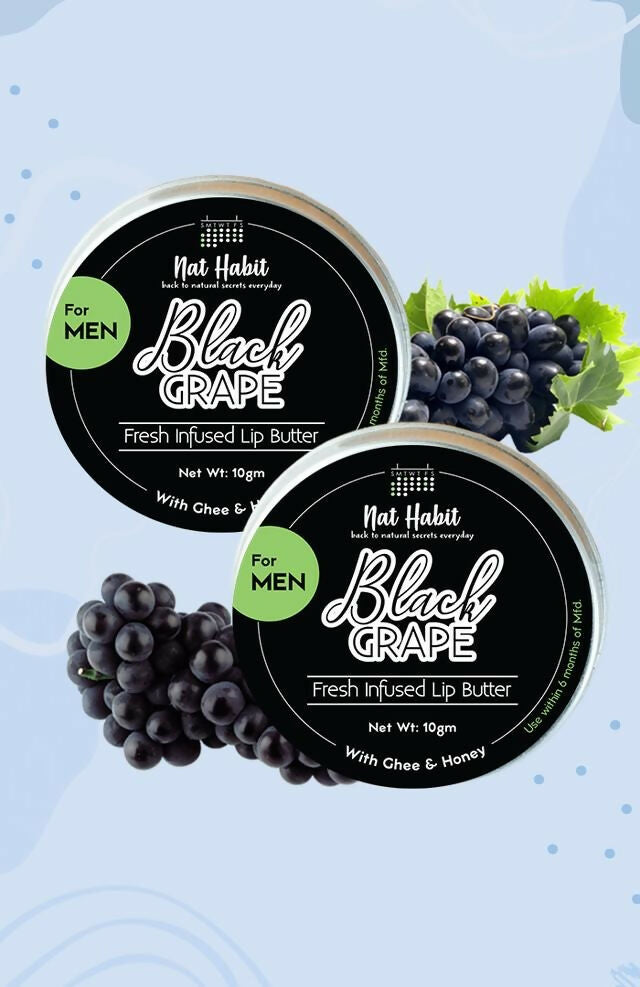 Nat Habit Black Grape Lip Butter | Grocsy