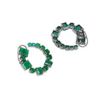 Jade Stud Earrings- Ruby Raang | Grocsy