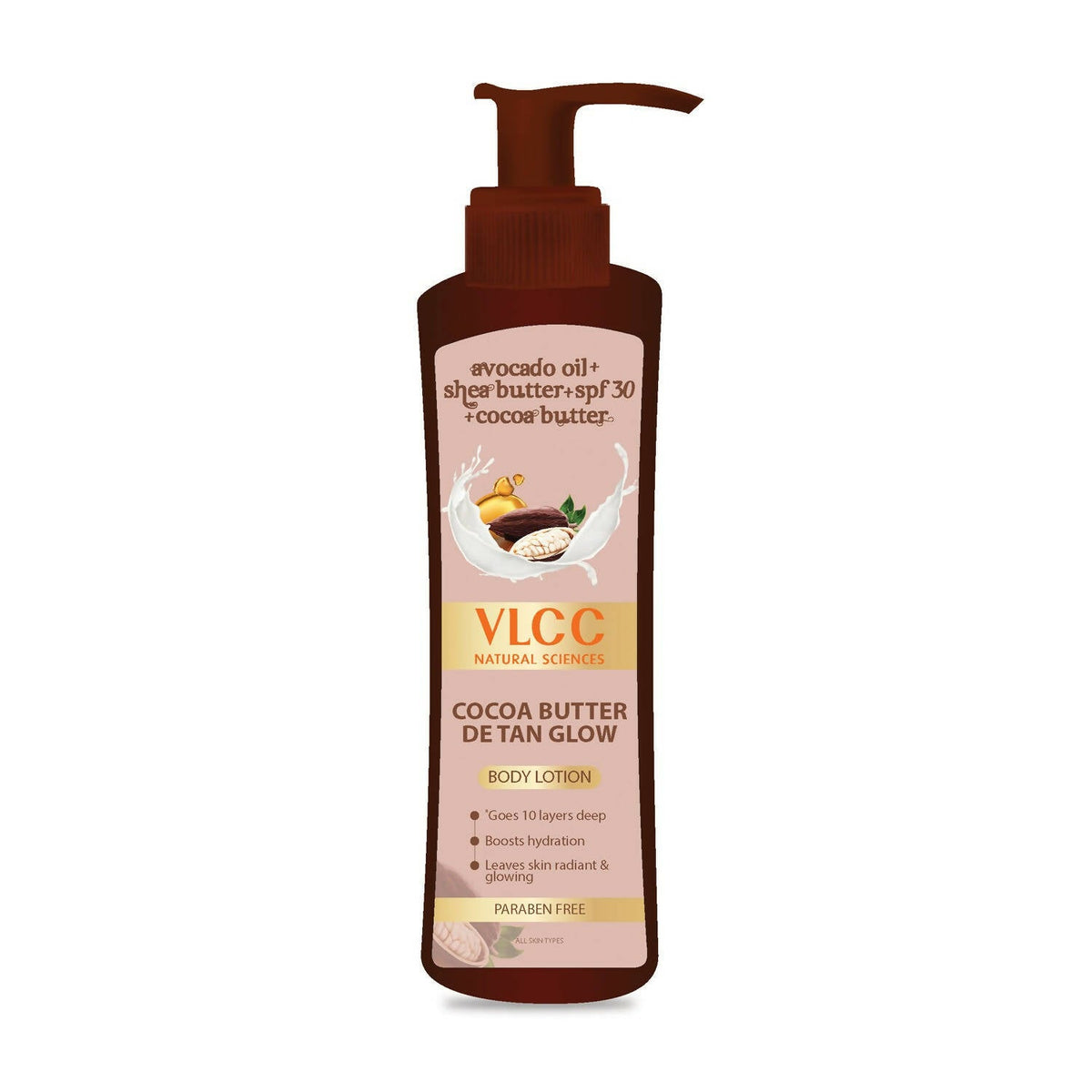 VLCC Cocoa Butter Detan Glow Body Lotion | Grocsy