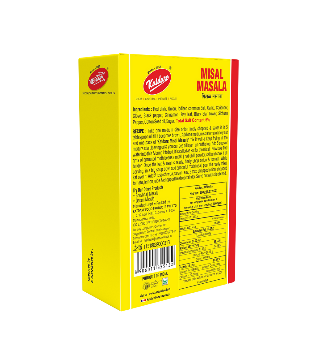 Katdare Foods Misal Masala