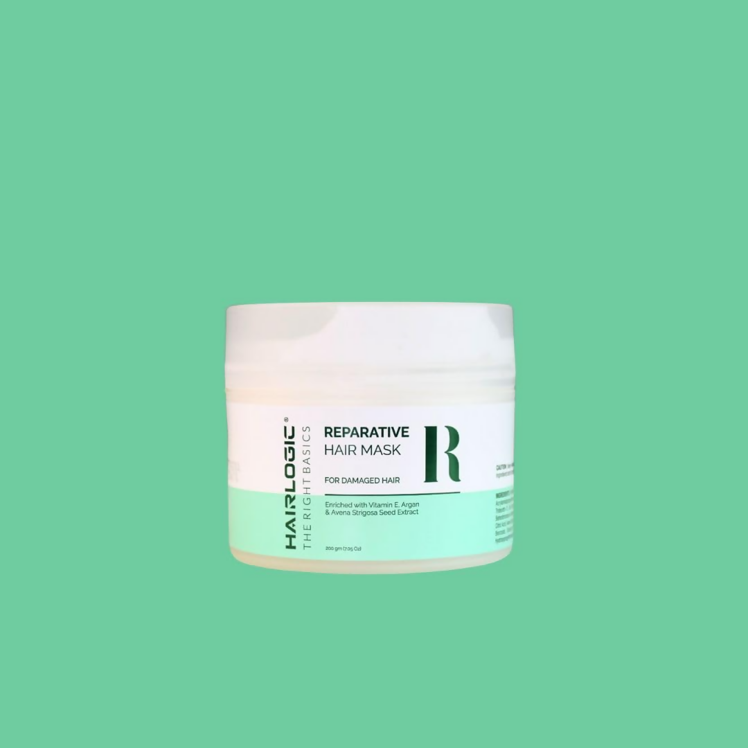 Hair Logic Reparative Mask For Damaged Hair Ideal for Men & Women | Grocsy
