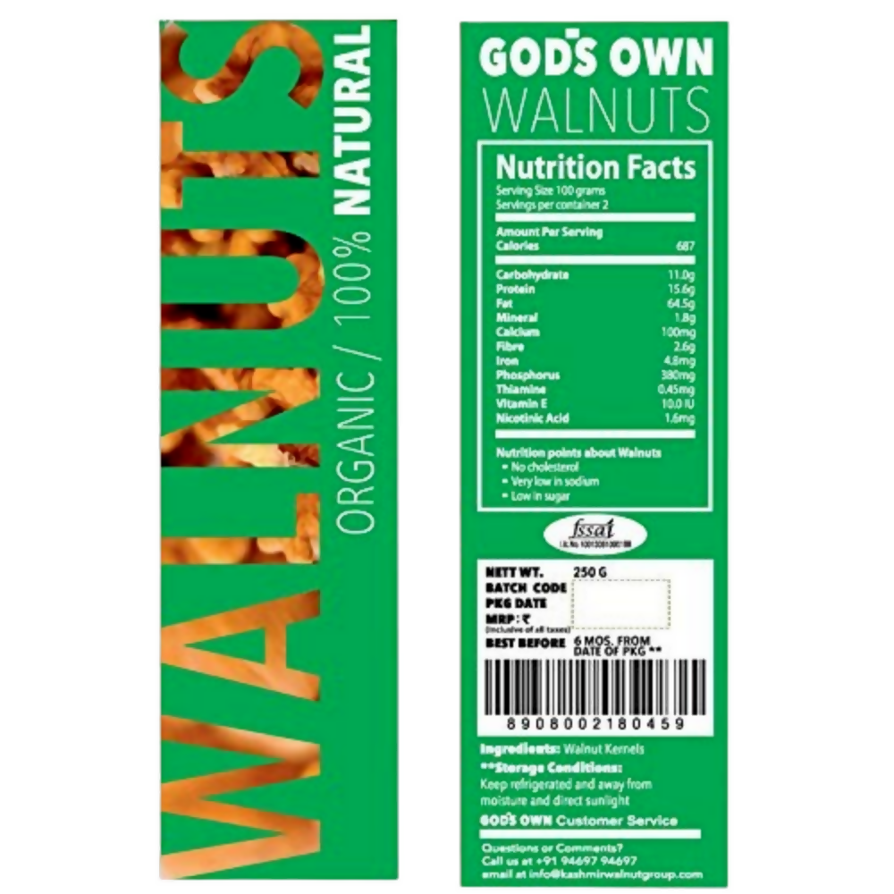 Go Kashmiri Extra Light Broken Walnut Kernels Without Shells | Grocsy