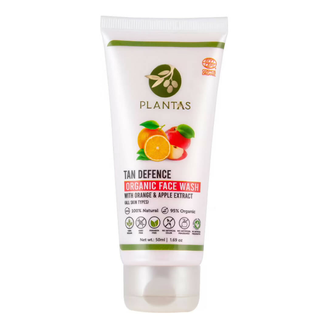 Plantas Tan Defence Organic Face Wash | Grocsy